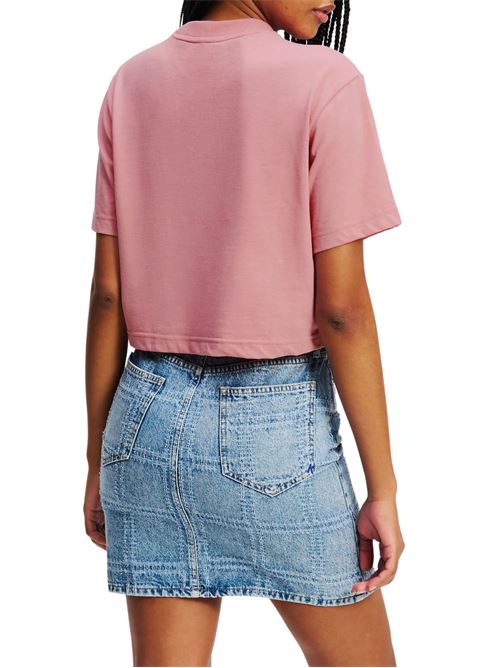 T-shirt donna rosa in cotone Karl Lagerfeld jeans | A2W170761OQ